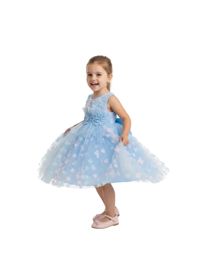 D'Daniela Floral Tulle Dress